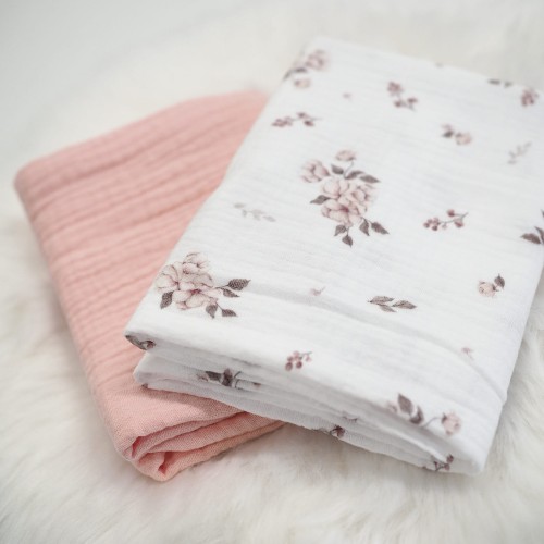 Pieluszki muślinowe 2pack Magnolia-Łączka